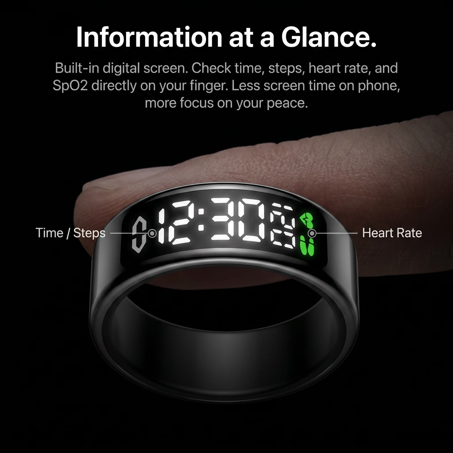 tasbeeh SY01 Smart Health Ring with Zikr Counter