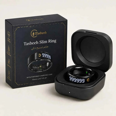 tasbeeh QB806 Pro Zikr Ring – Health Tracking, Dhikr Counter &amp; Prayer Reminder - Tasbeeh