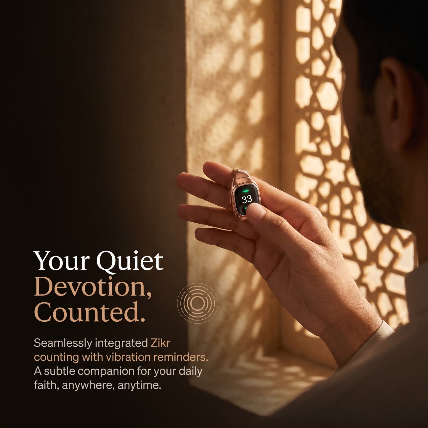 tasbeeh SY01 Smart Health Ring with Zikr Counter
