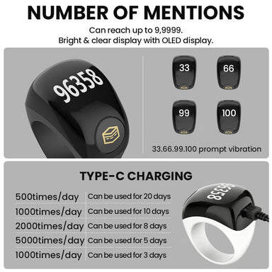 خاتم الذكر تسبيح QB809